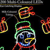 Light Up Juggling Snowman Outdoor Christmas Decoration – 200 LED